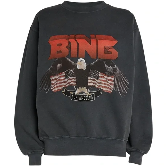 ANINE BING VINTAGE EAGLE SWEATSHIRT - Picture 7 of 8